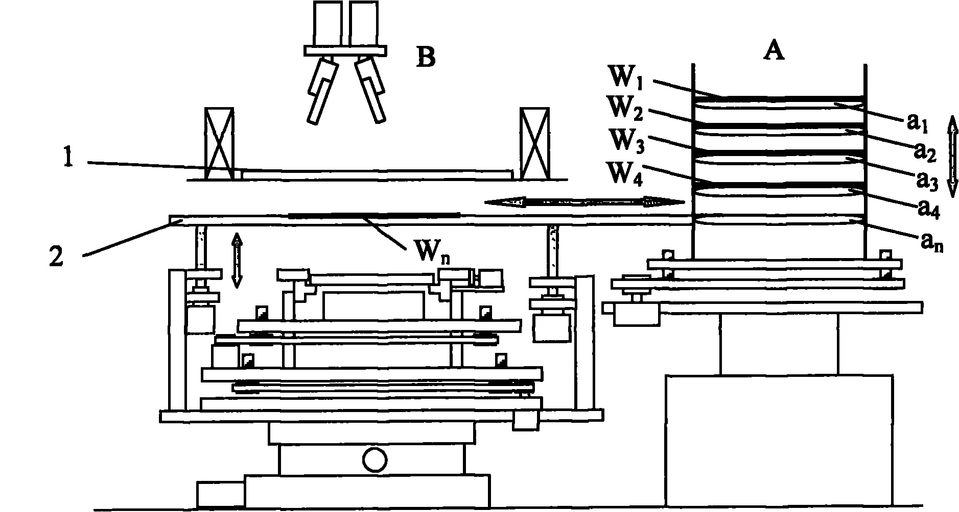 Screen printing machine and method for automatically exchanging screens