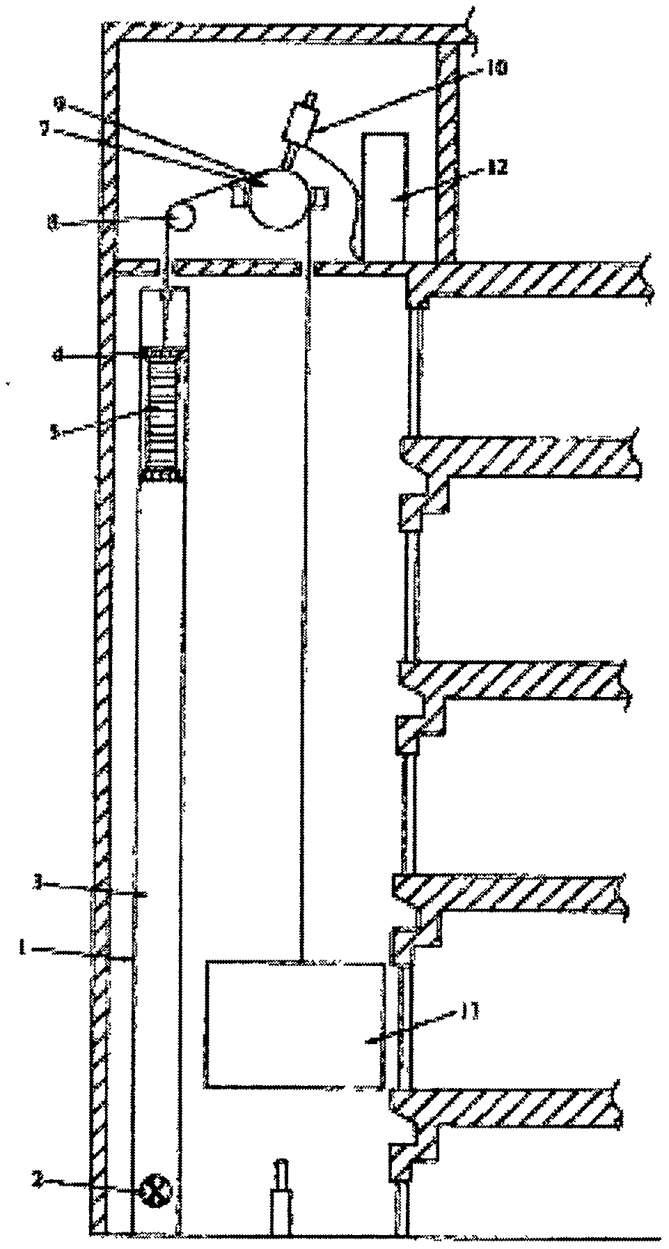 Traction type elevator