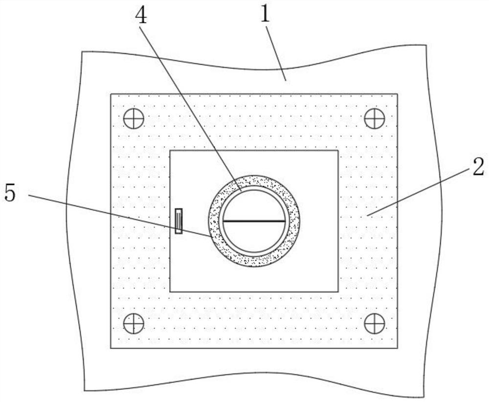 A charging interface waterproof device for new energy vehicles