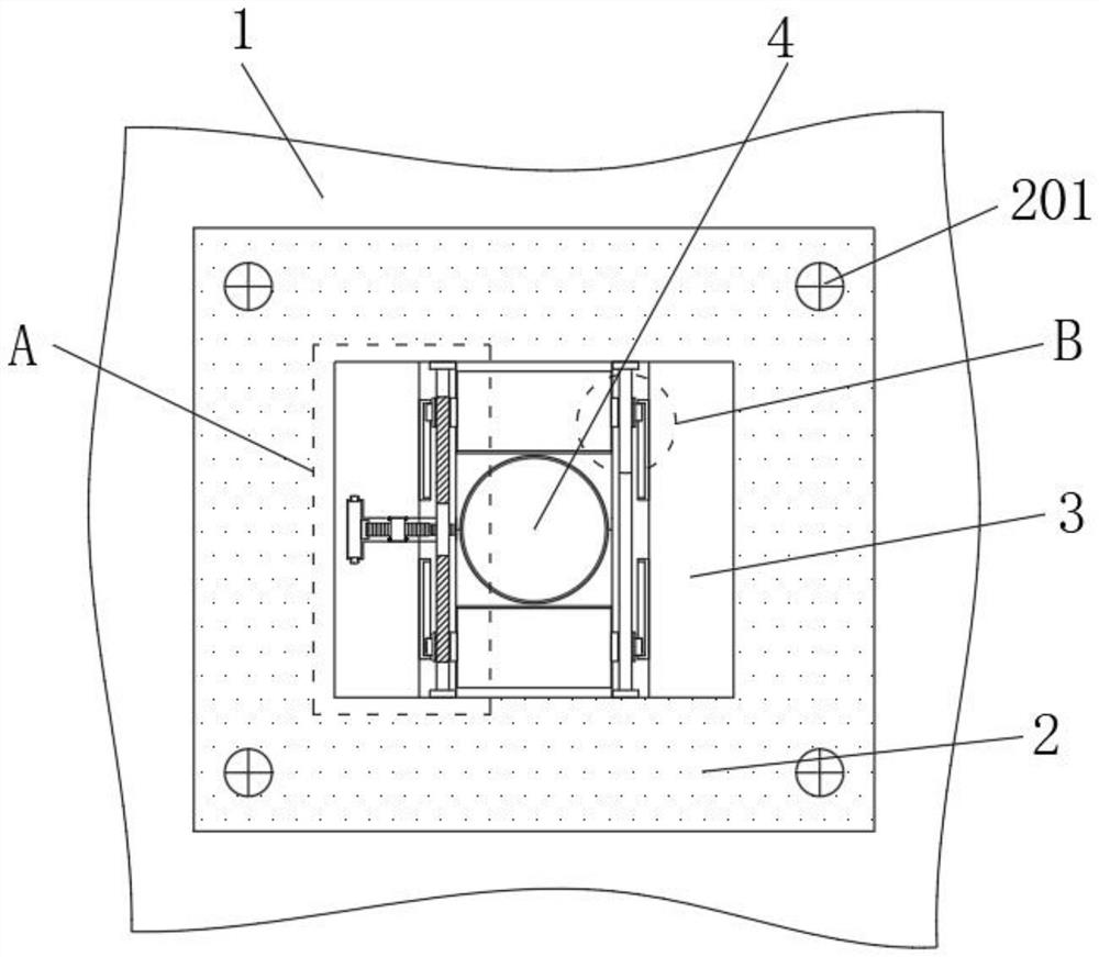 A charging interface waterproof device for new energy vehicles