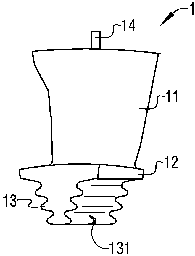 Preparation device for blade base of aero-engine