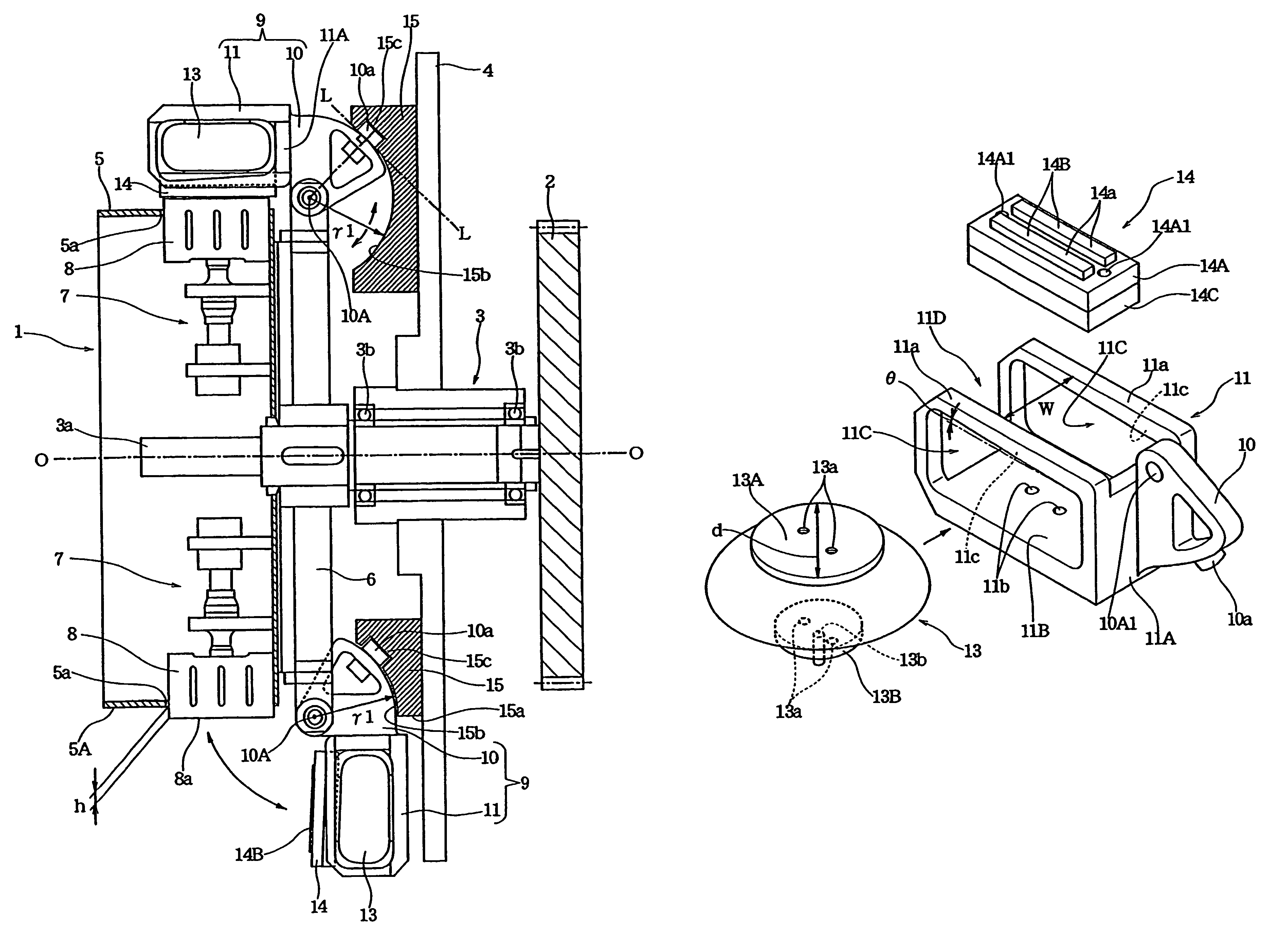 Sealing apparatus and manufacturing process of soft article having sealed portion