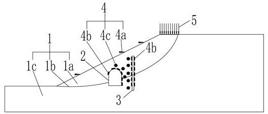 Model test system and method for interaction of tunnel and anti-sliding retaining structure in landslide