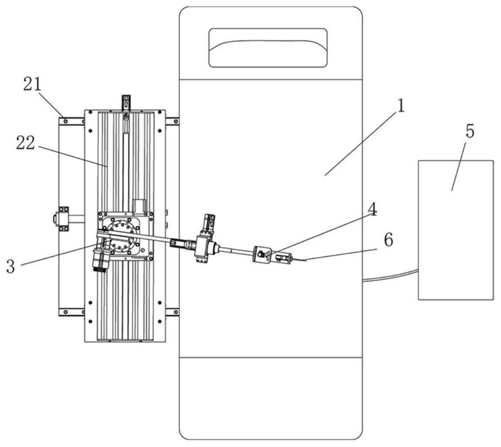 Ultrasonic knife based remote ultrasonic operation simulation system for hepatobiliary surgery