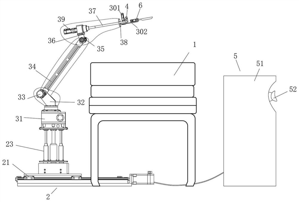 Ultrasonic knife based remote ultrasonic operation simulation system for hepatobiliary surgery