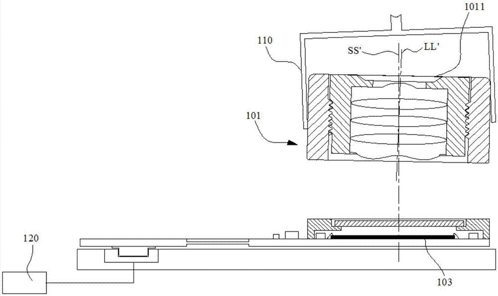 Camera shooting module assembling method and camera shooting module