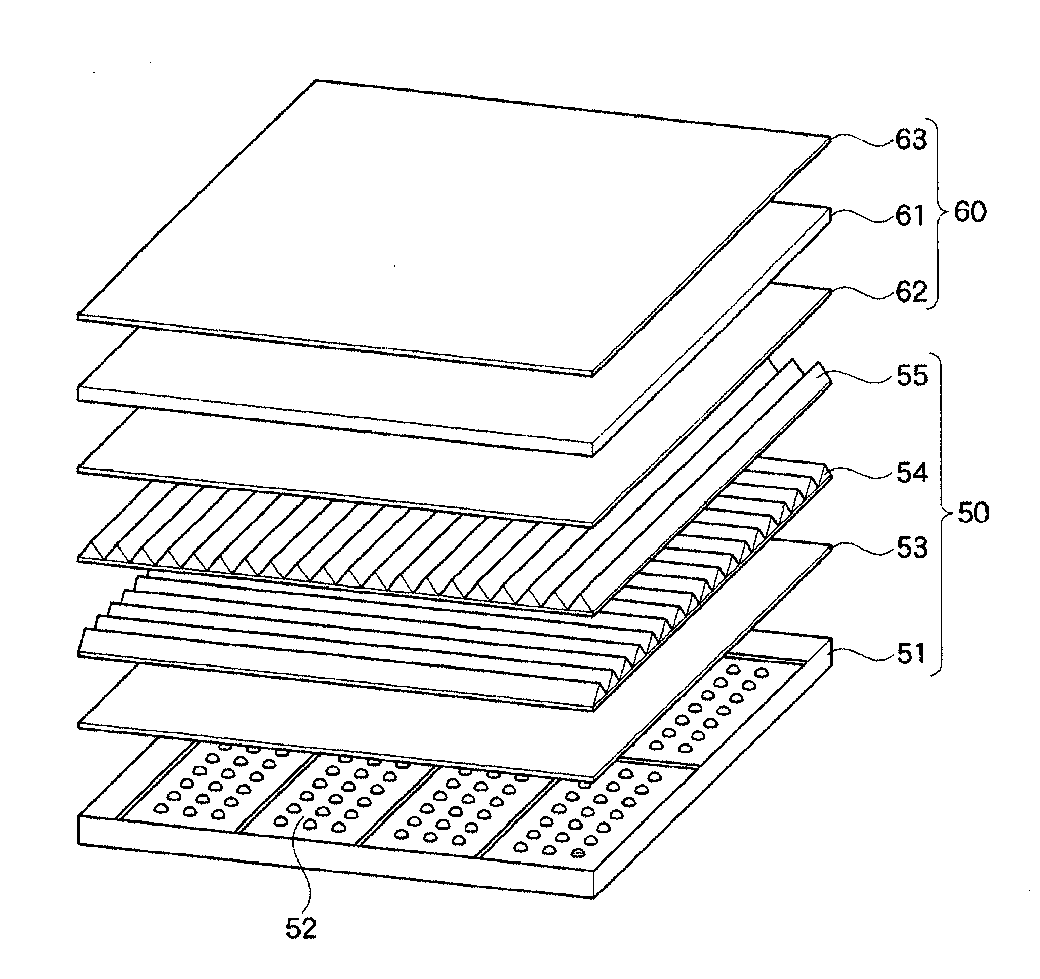 Reflector frame, flat light source device provided with the reflector frame, and display device using the flat light source device