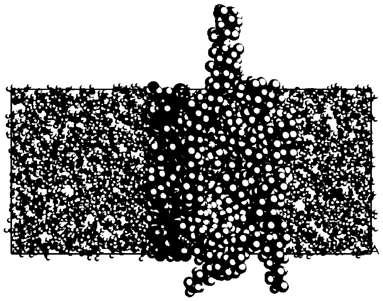 Membrane pollution analogue simulation analysis method