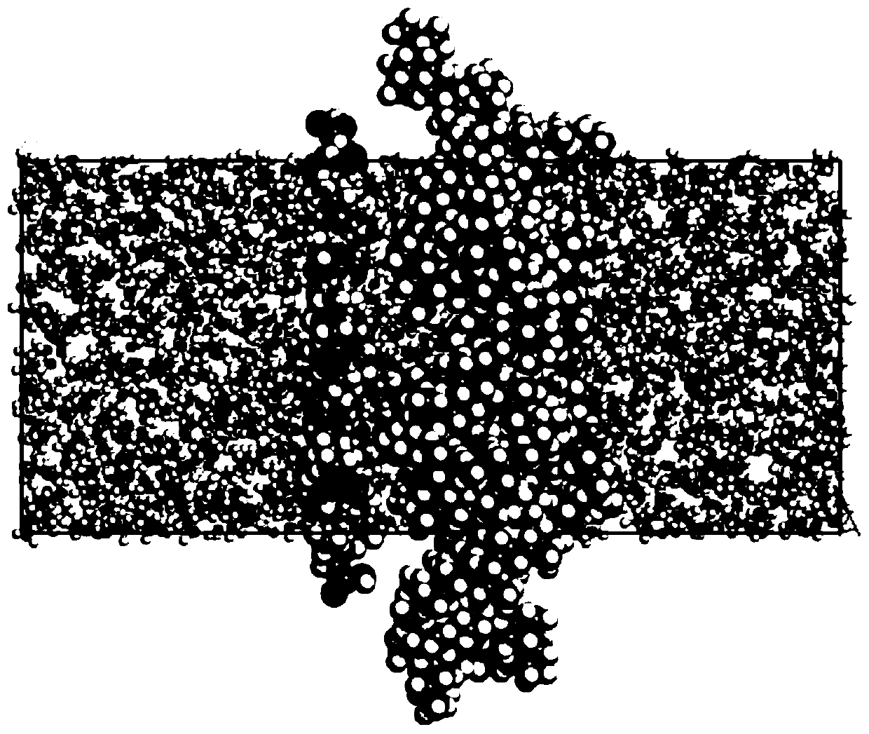 Membrane pollution analogue simulation analysis method