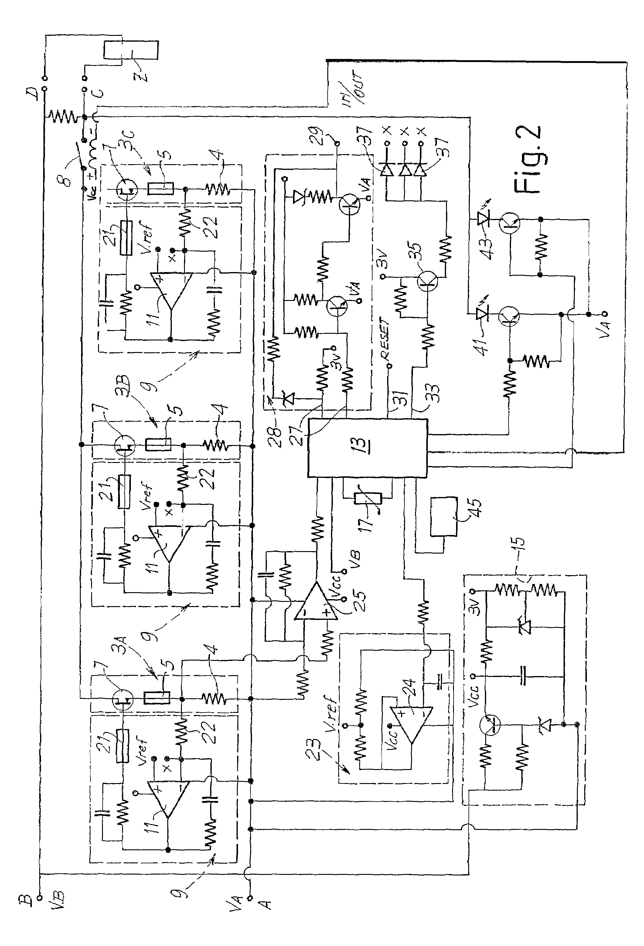 Electronic circuit breaker