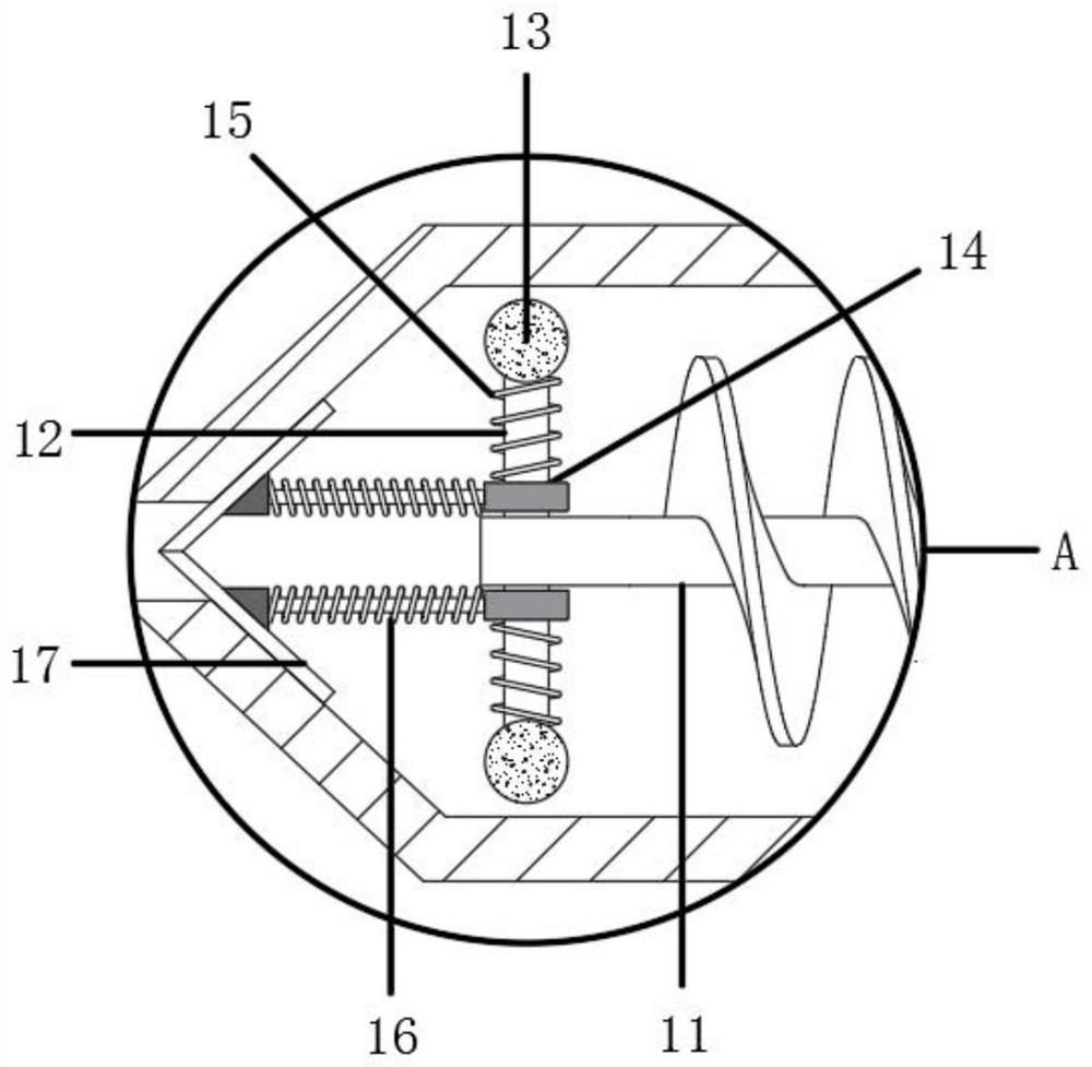 Automatic feed feeding device capable of controlling feeding amount and facilitating feed mixing