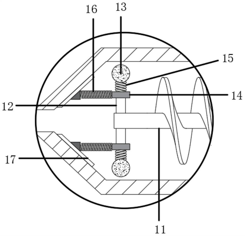 Automatic feed feeding device capable of controlling feeding amount and facilitating feed mixing