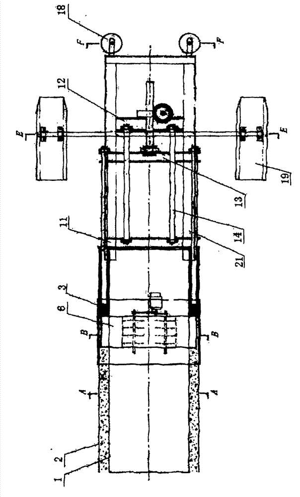 Agricultural integral continuous extrusion forming machine for elliptic concrete pipe