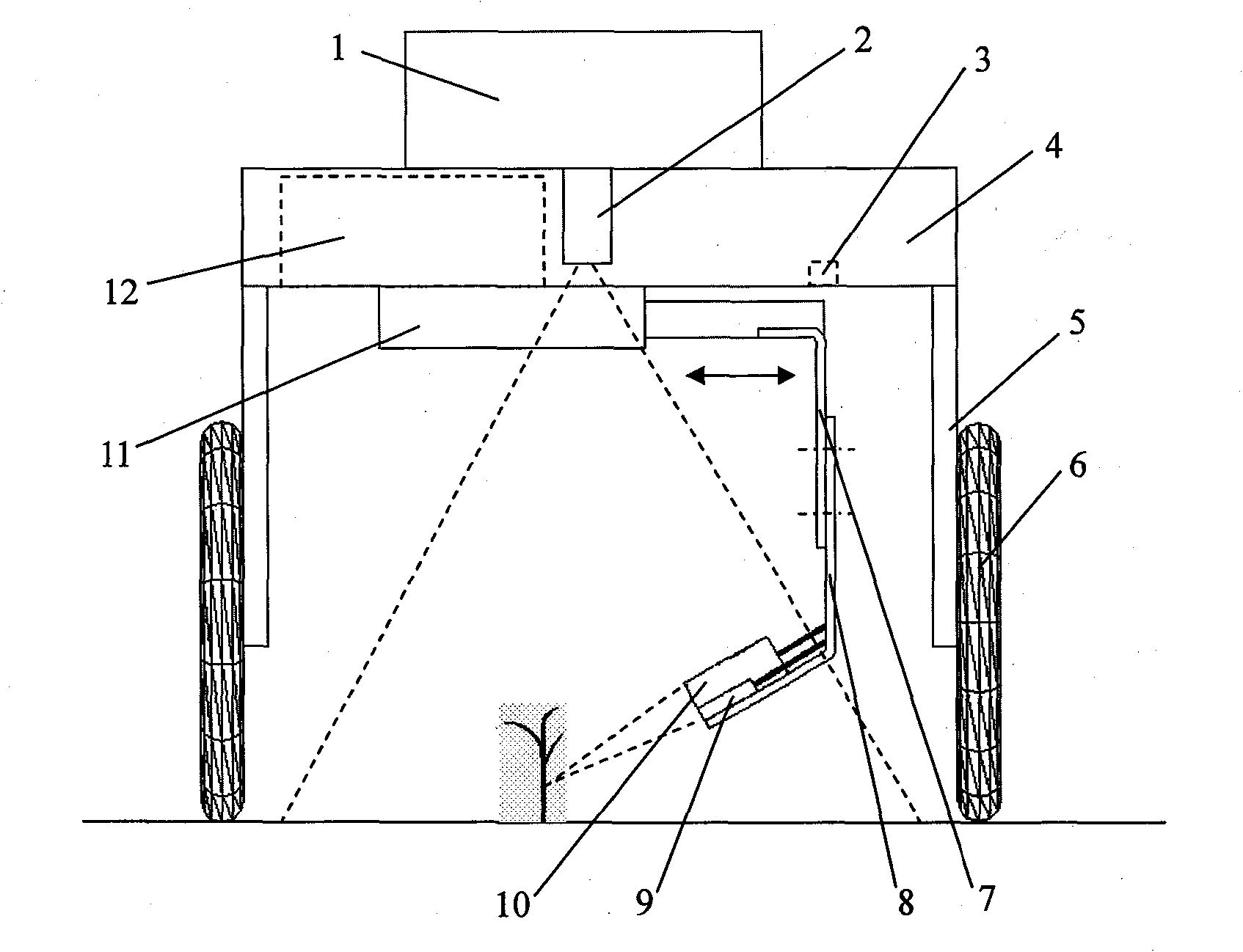 Laser weeding robot