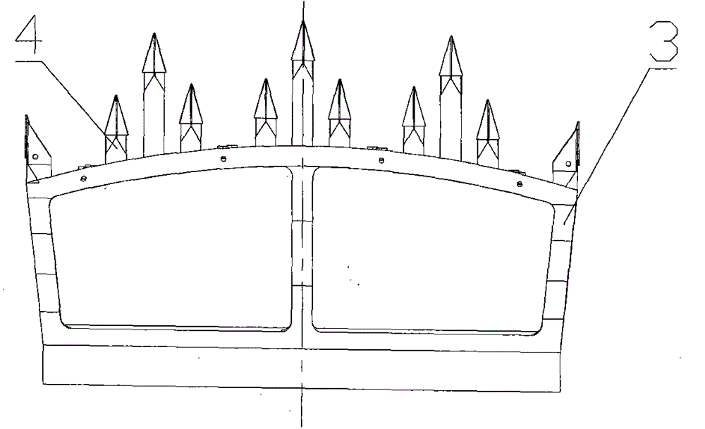 Impact head strengthening and centralizing method by using dual back recesses and impact head strengthening and centralizing device by using dual back recesses for applying the method