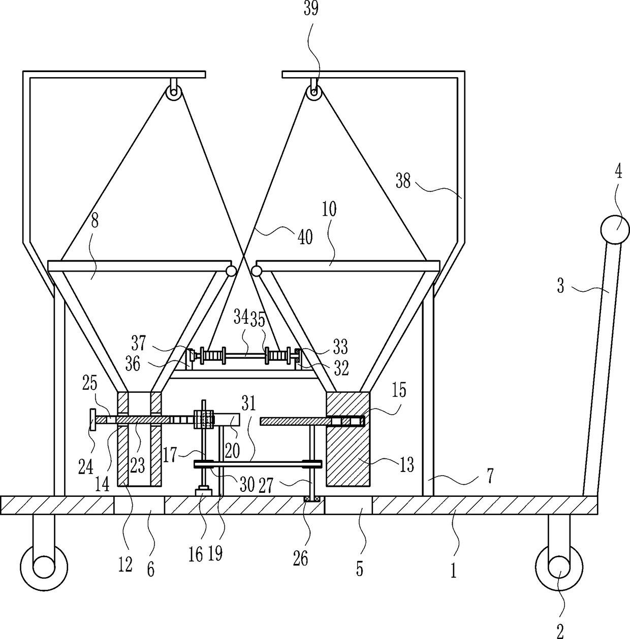 Automatic agricultural sowing equipment