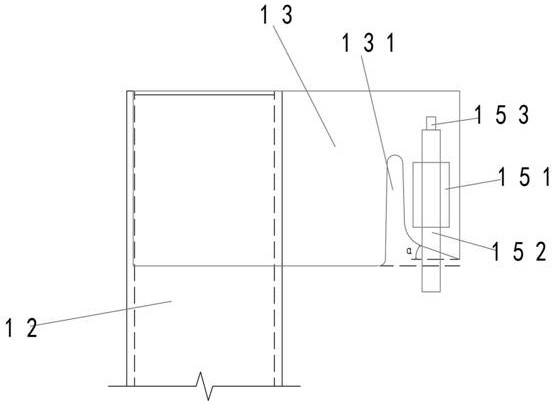 Plug-in light steel exterior wall panel connection node