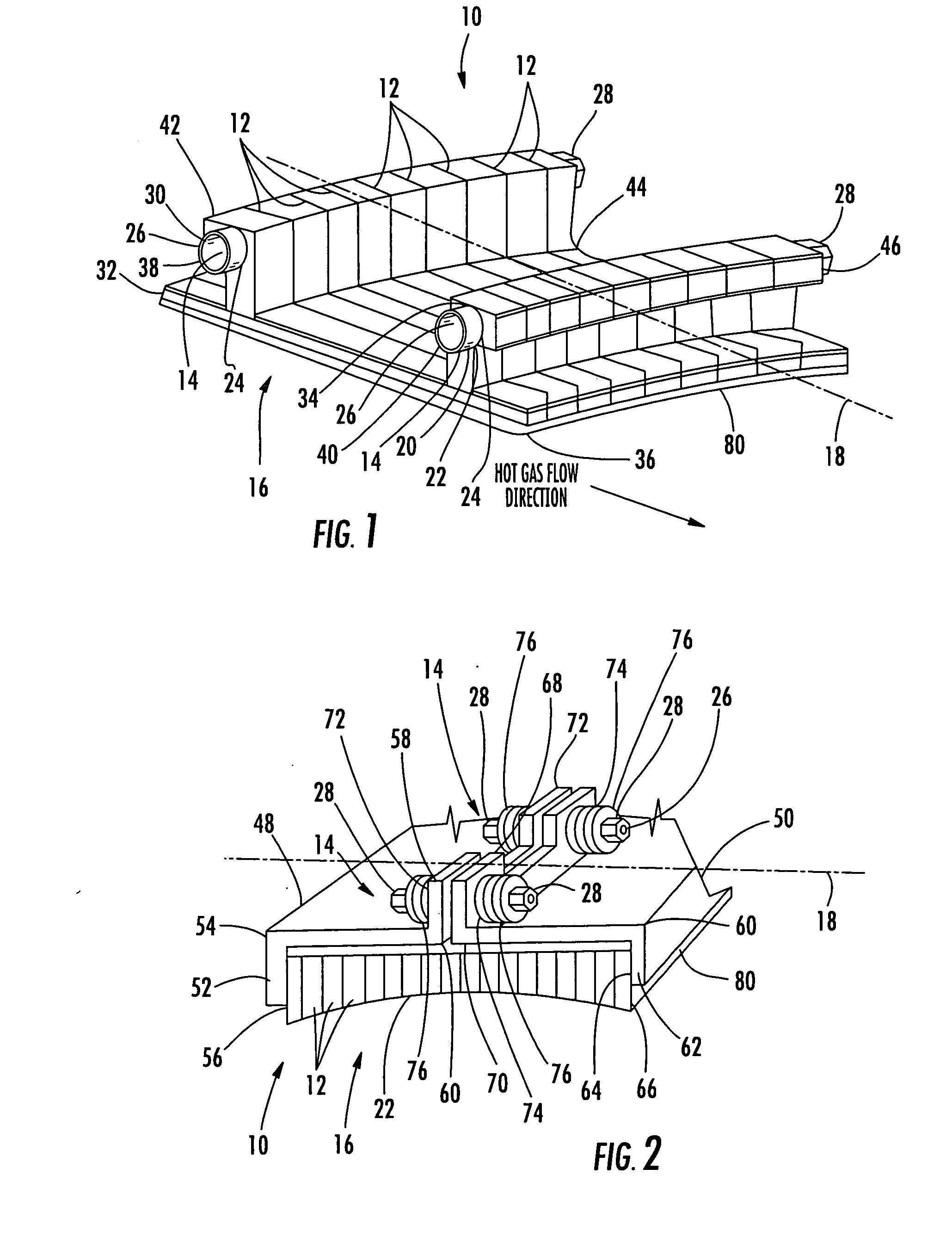 Stacked laminate bolted ring segment