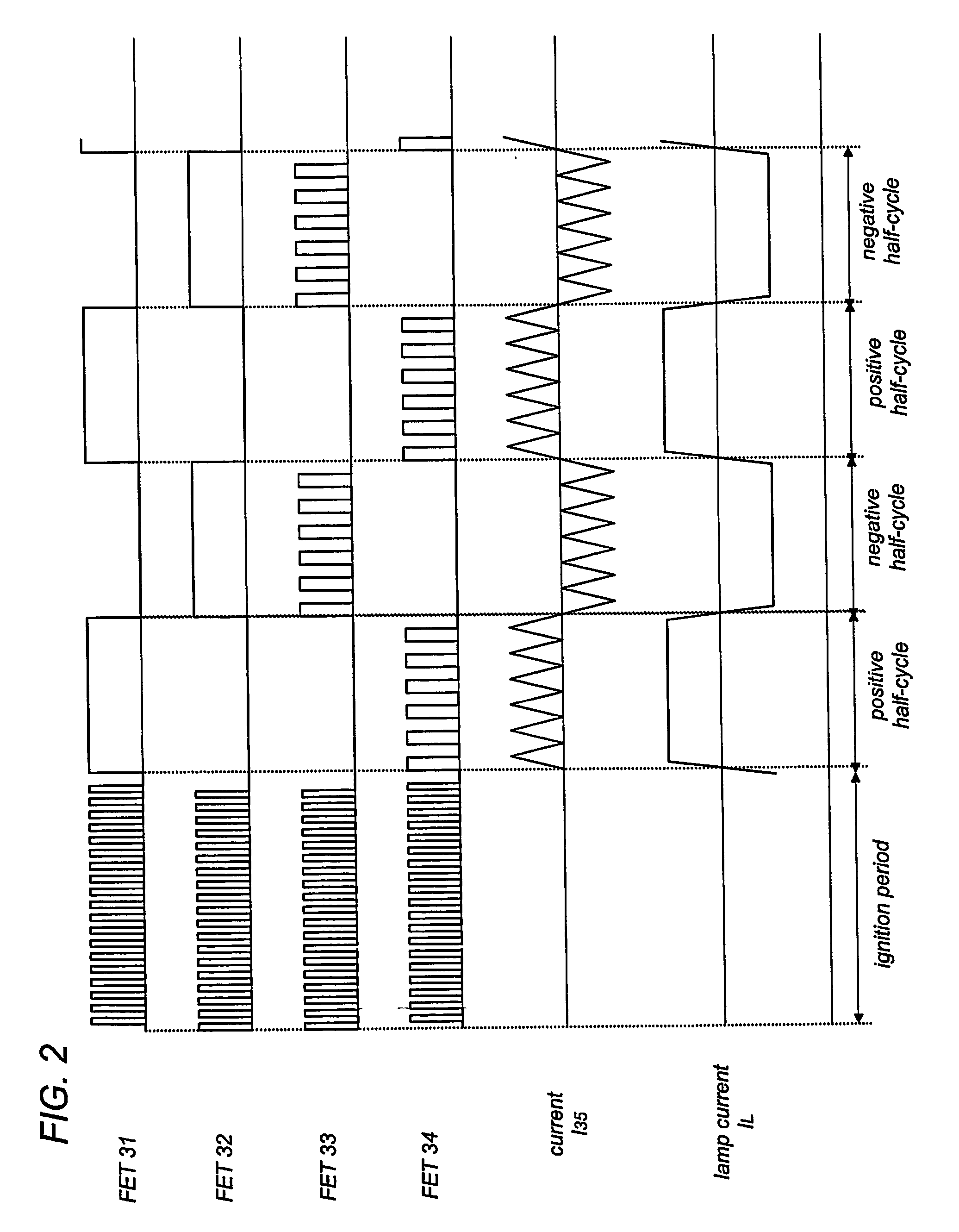 Discharge lamp ballast with detection of abnormal discharge outside the arc tube