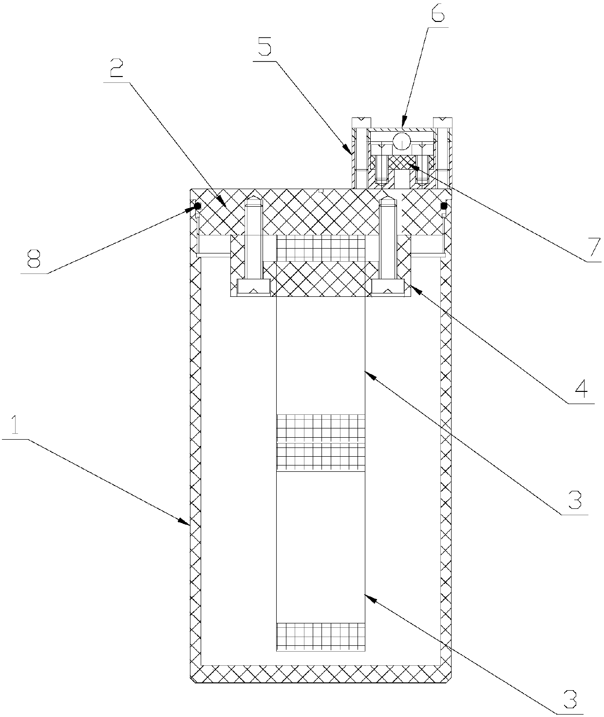 Probe of proton magnetometer