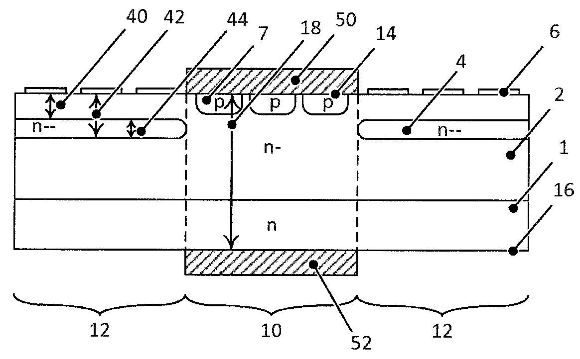 Method for manufacturing an edge termination for a silicon carbide power semiconductor device