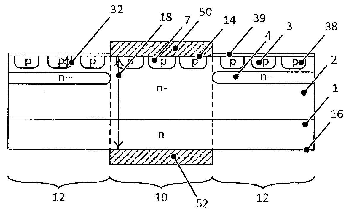 Method for manufacturing an edge termination for a silicon carbide power semiconductor device