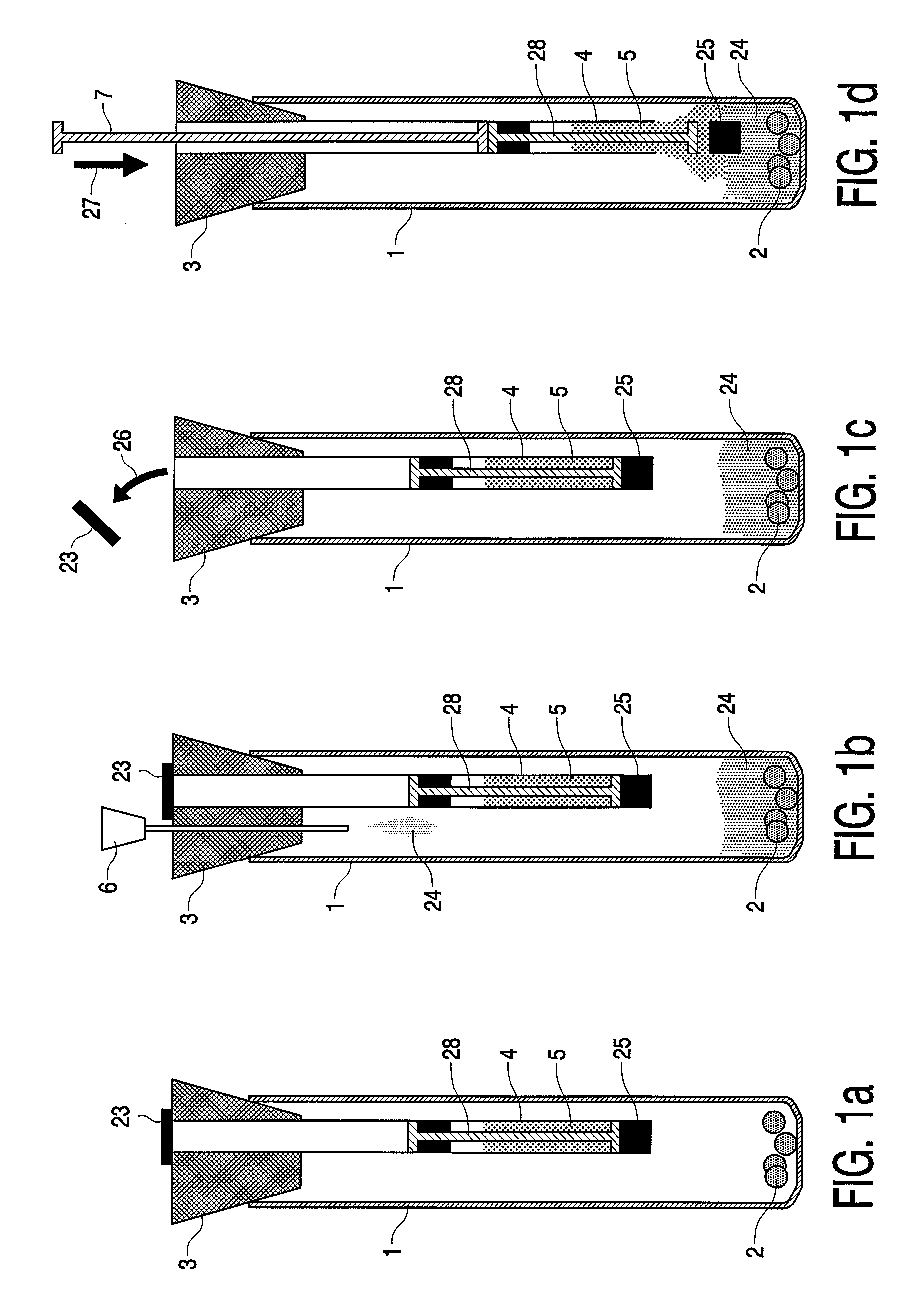 Device, kit and method for pulsing biological samples with an agent and stabilising the sample so pulsed