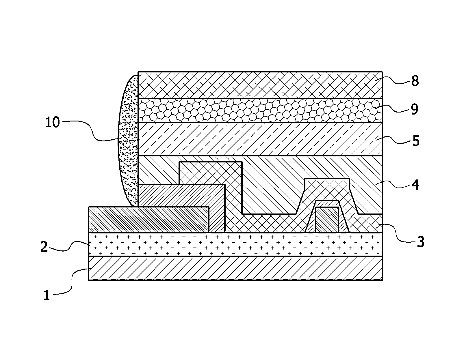 Organic light emitting device comprising encapsulating structure