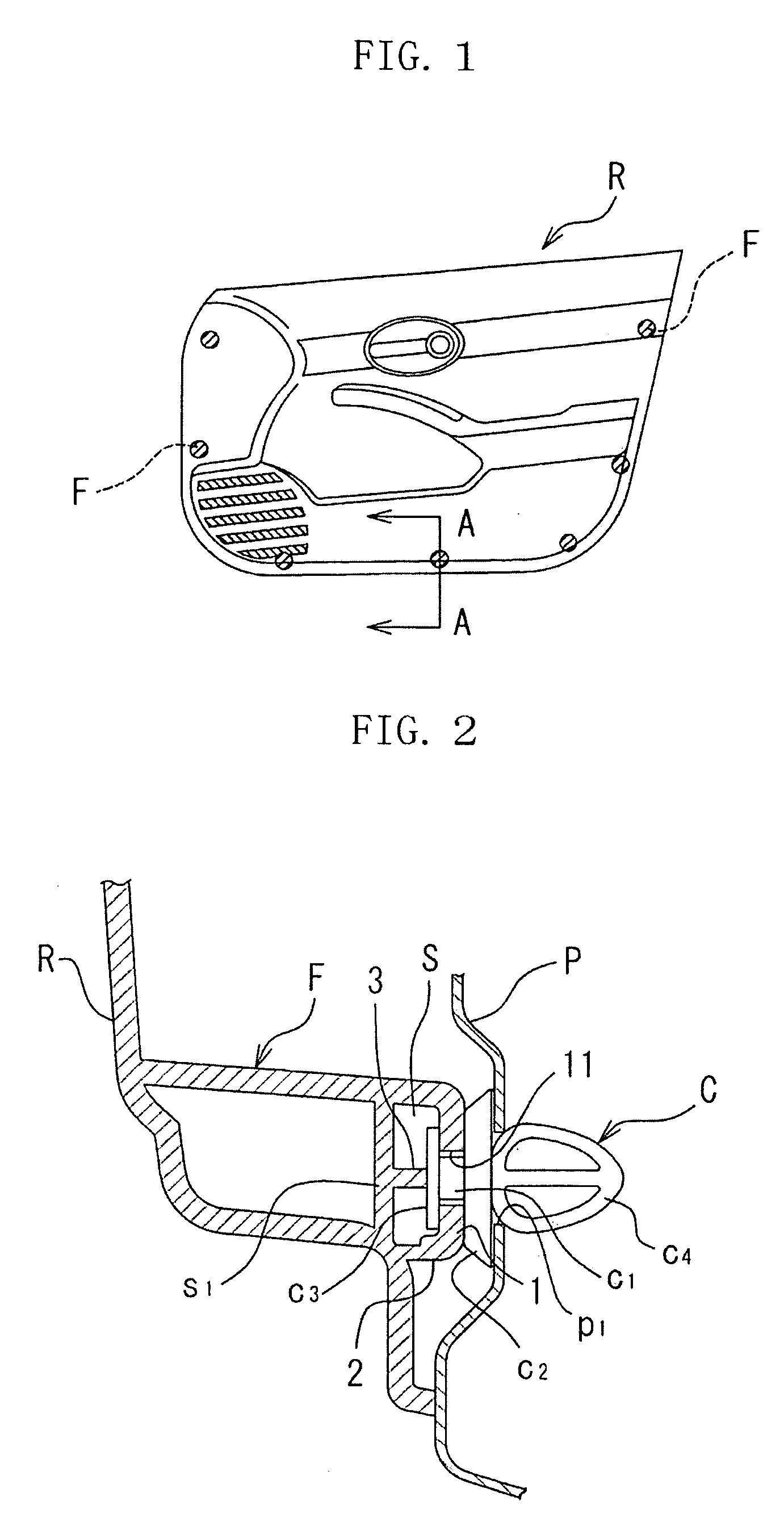 Clip-Mounting Seat and Vehicle Interior Component