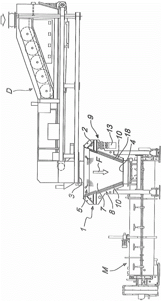 Equipment for injecting chemical components into a stream of loose wood material