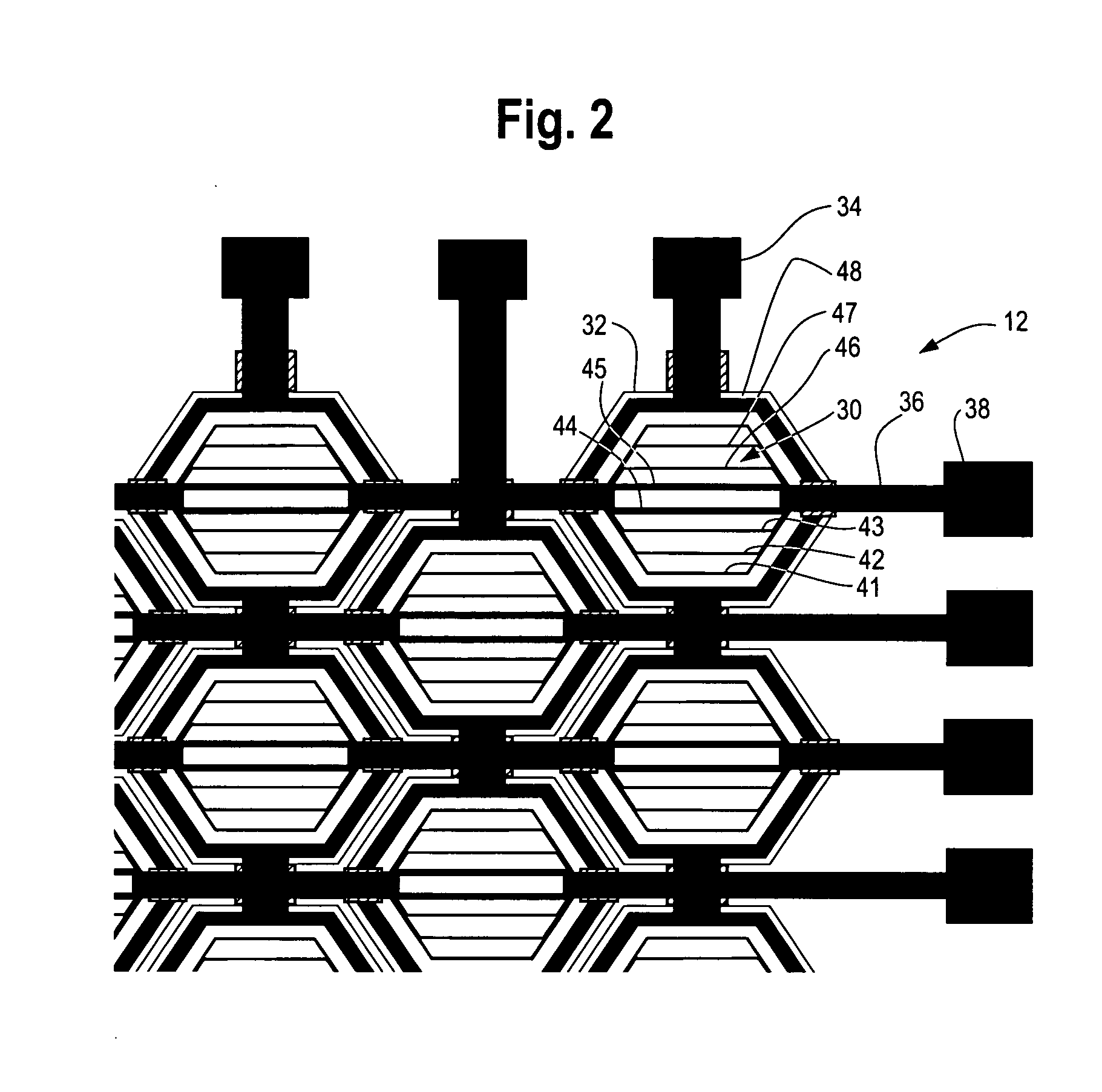 PDT apparatus with an addressable LED array for therapy and aiming