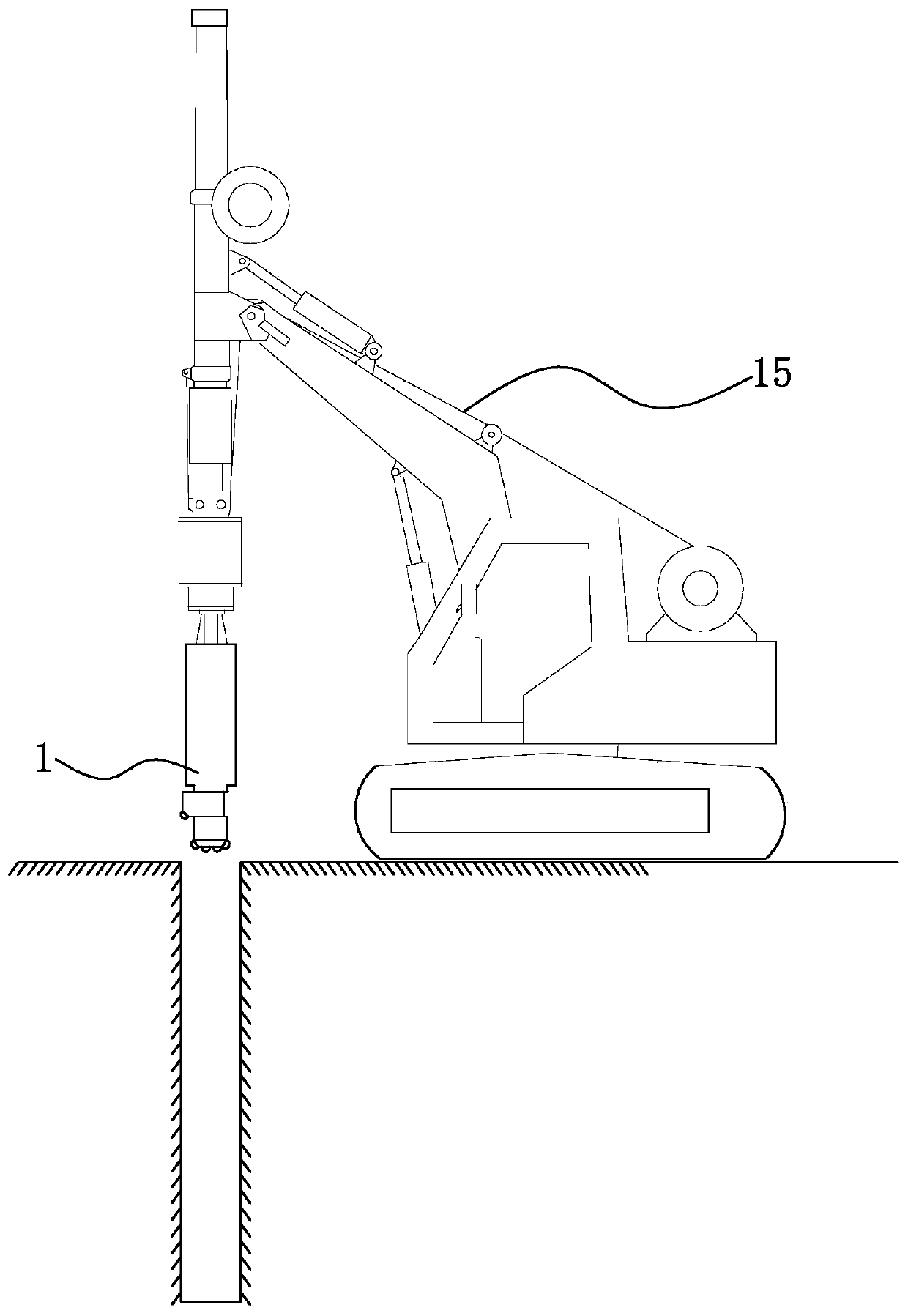 A kind of drilling tool and drilling method