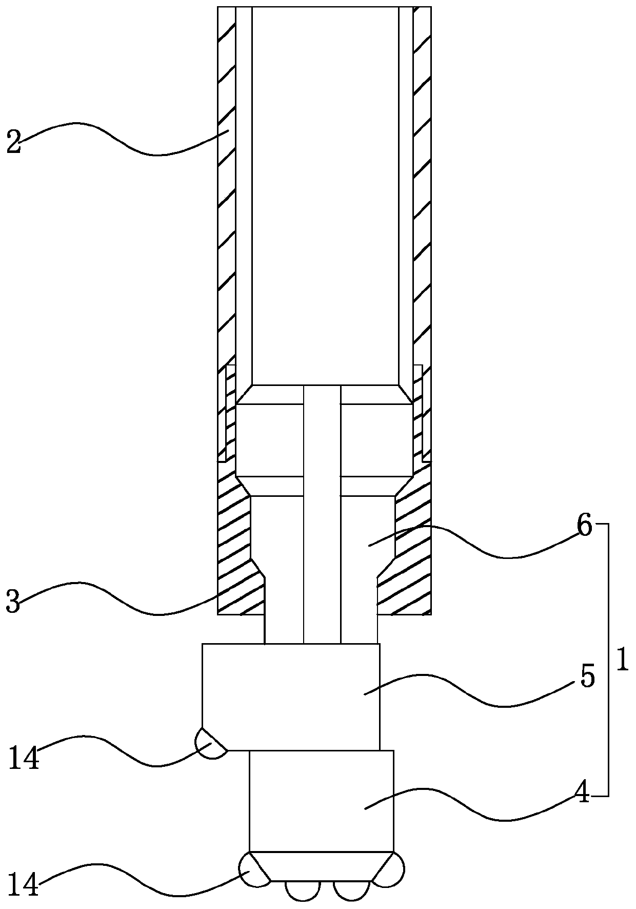 A kind of drilling tool and drilling method