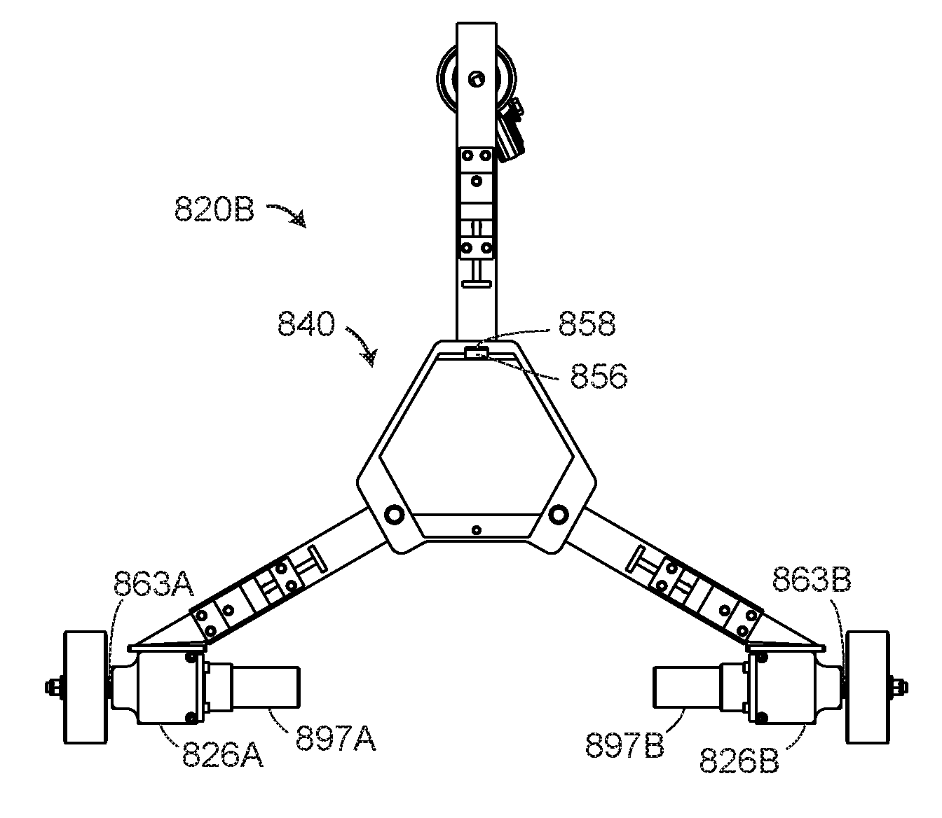 Mobile three-dimensional measuring instrument