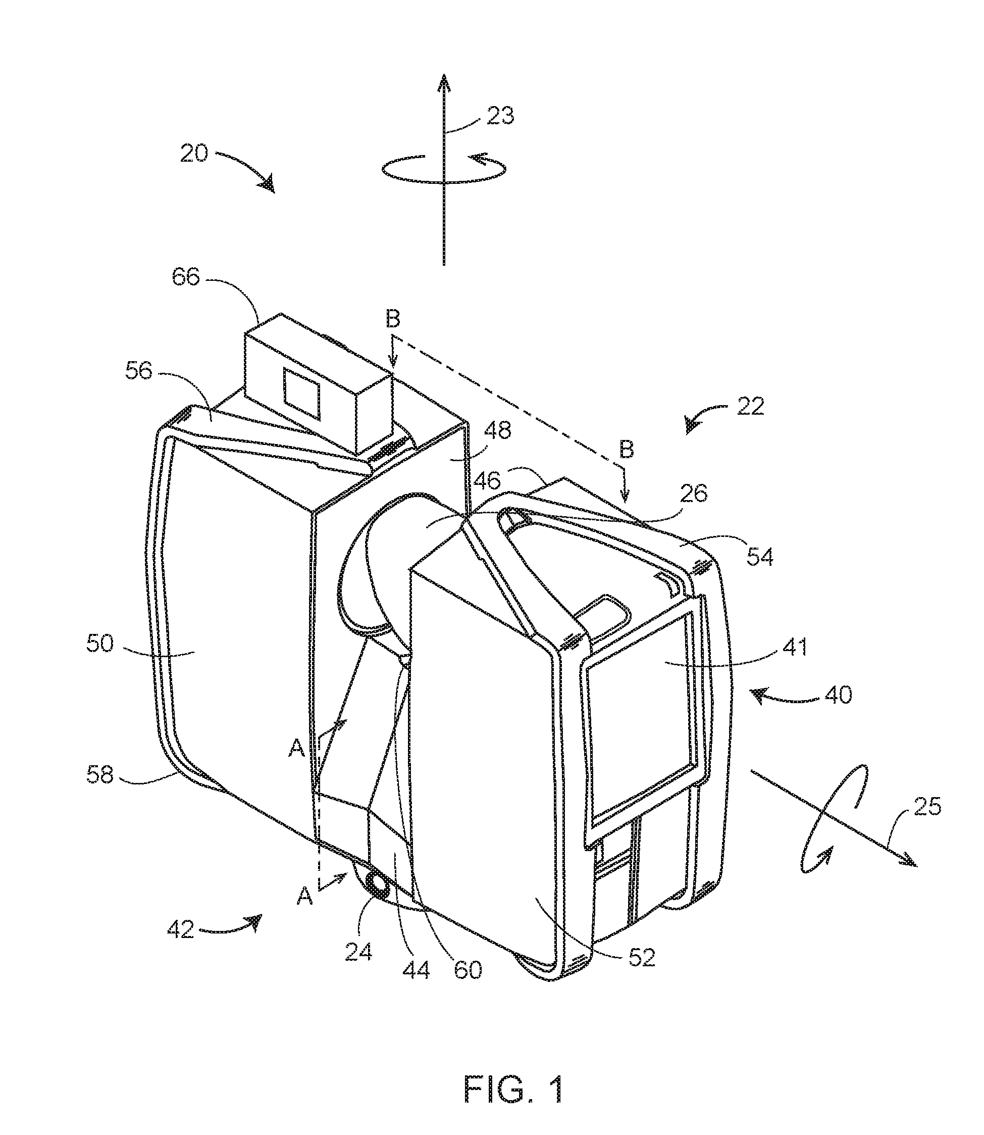 Mobile three-dimensional measuring instrument