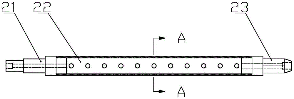 Reciprocating grate of biomass gasification furnace