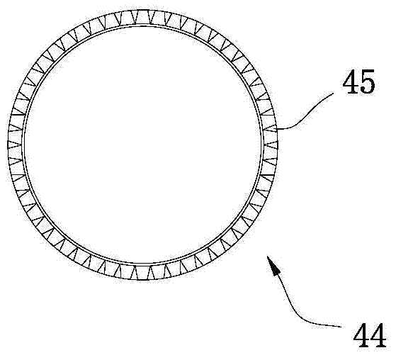 Surge type oxygenation device for breeding pond