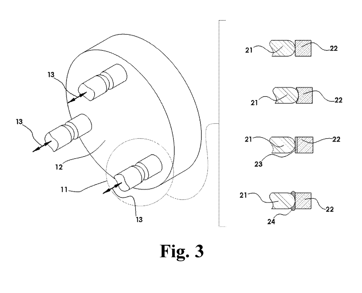 Laterally unconstrained magnetic joint for tip-tilt and piston-tip-tilt mounts