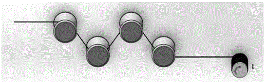 Carbon nanometer tube flat filament, preparation method and preparation device thereof