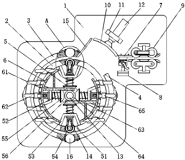 Bonding device for ring folding of biological filter paper