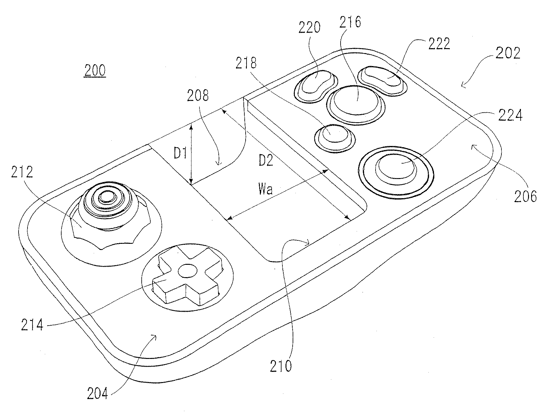 Game operating device