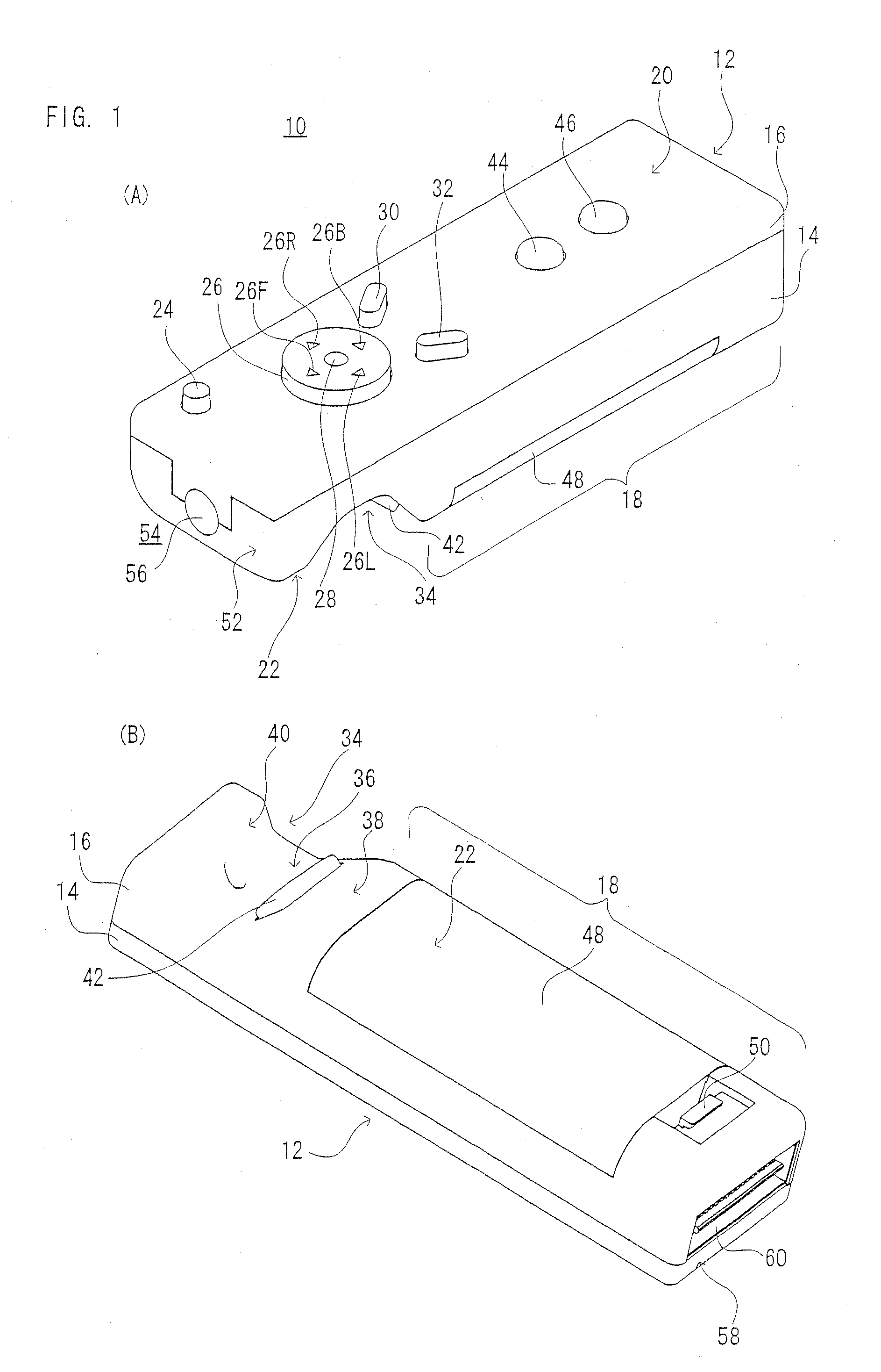 Game operating device