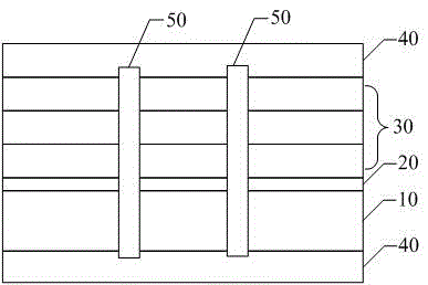 Mixed laminating board with three-layer HDI (high density interconnect) board and aluminum substrate and manufacturing method thereof