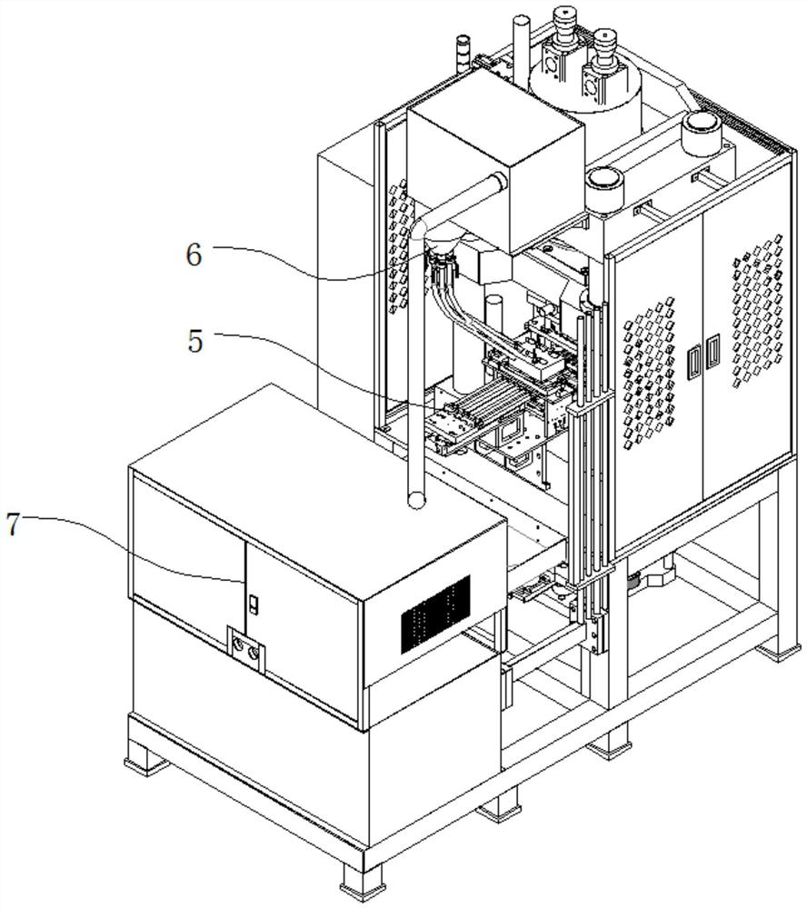 200T servo oil pressure integrated inductor powder forming machine