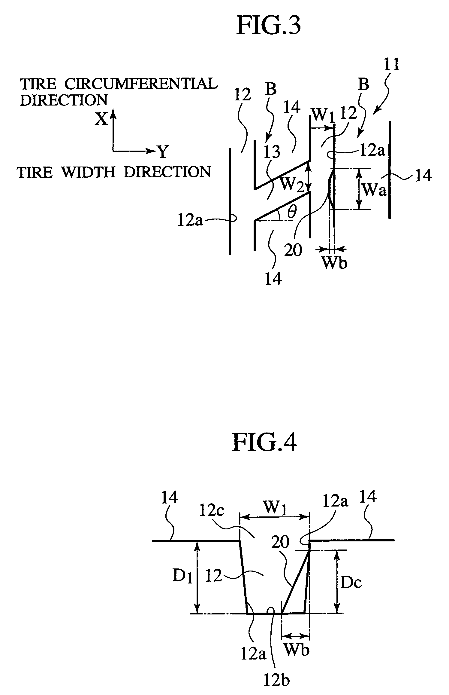 Pneumatic tire with tread including protruding portions on wall surface of groove