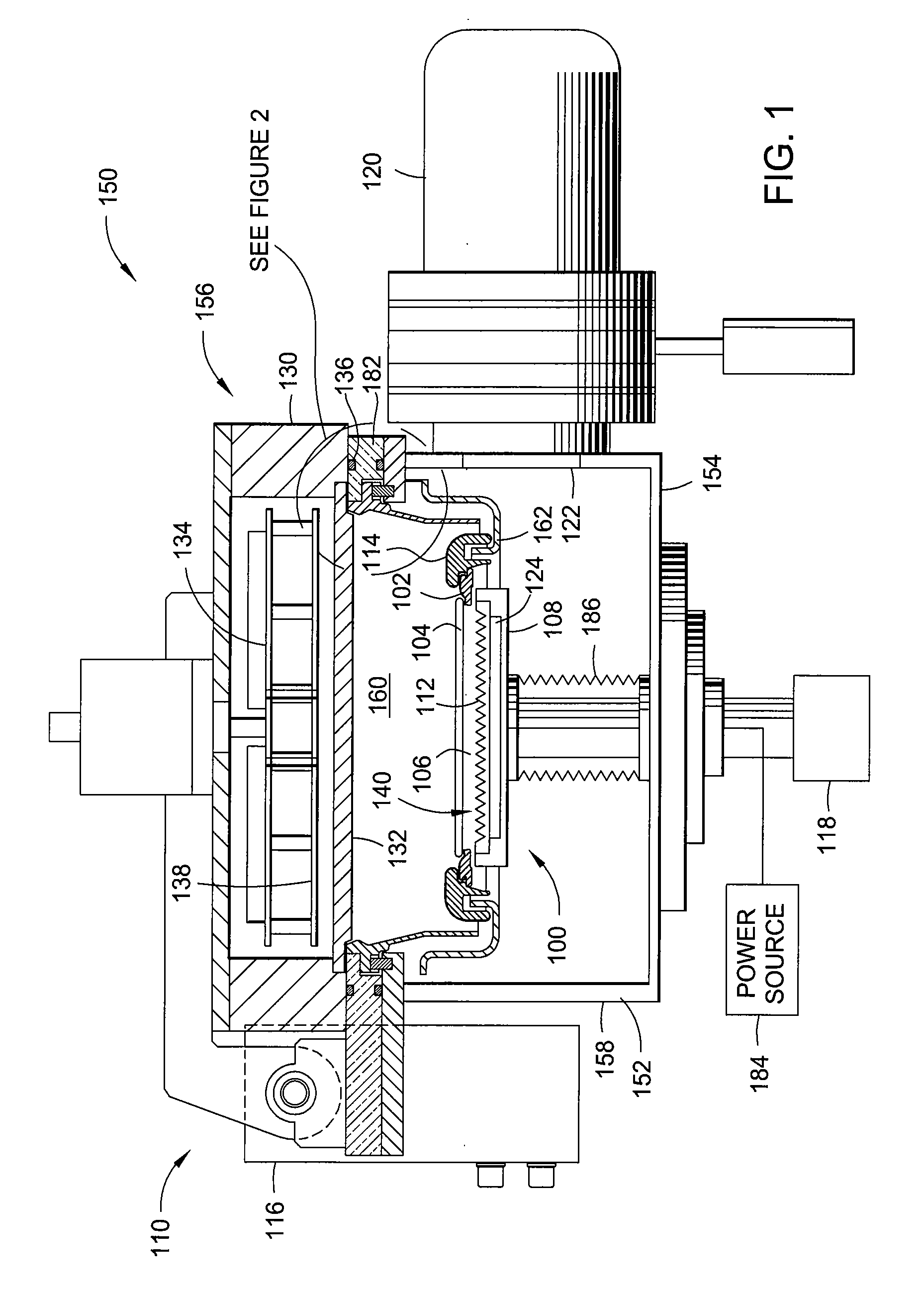 Ground shield with reentrant feature