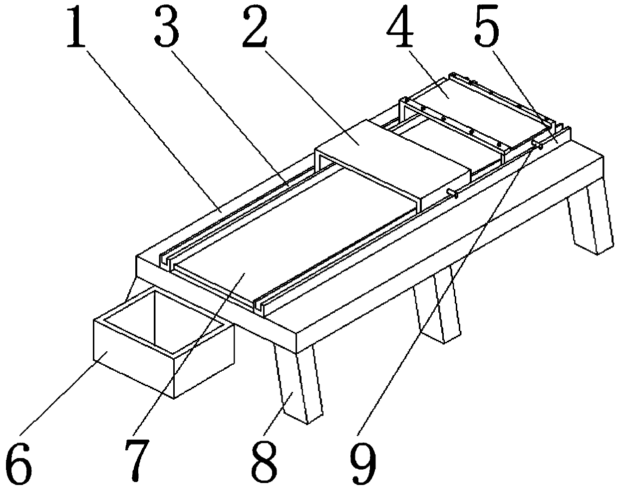 Efficient cable material drying device