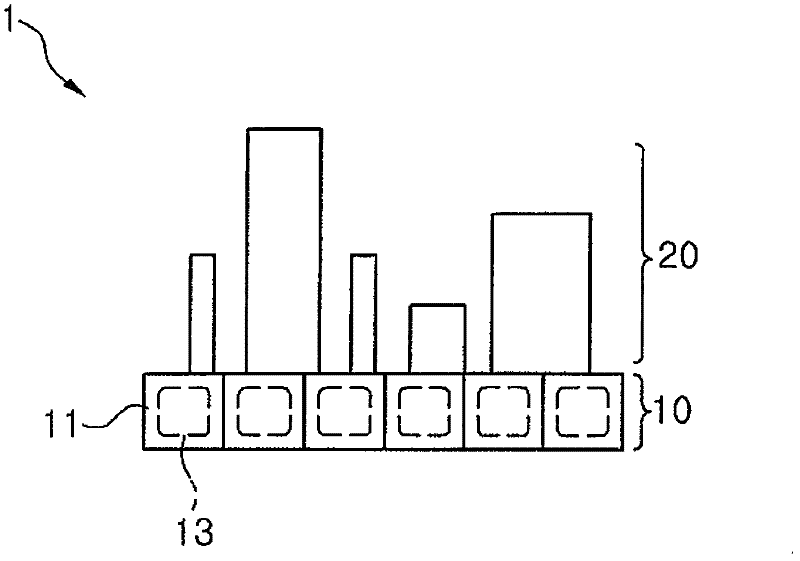 Seawater desalination plant to be installed on a barge, and method for installing same