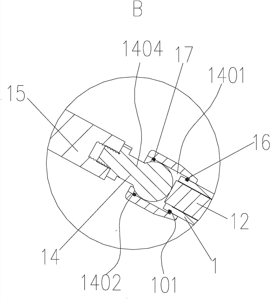 Universal mechanical instrument support with screwing and locking function