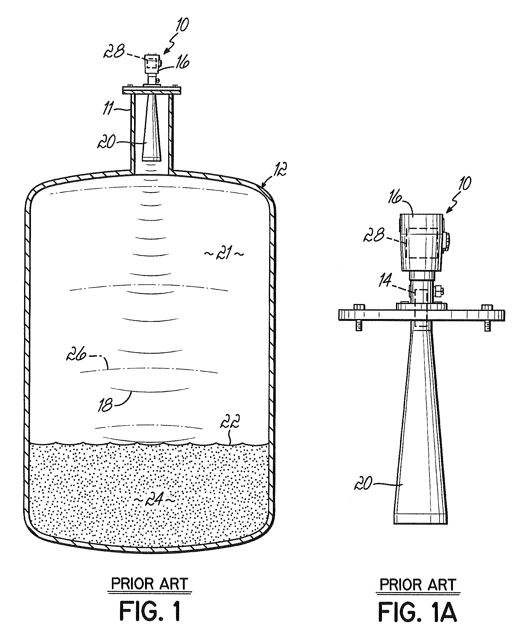 Level gauge with positive level verifier